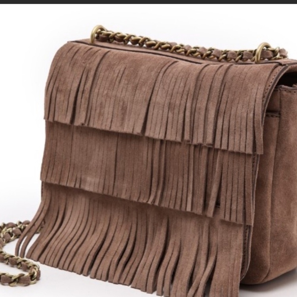 Tory Burch Suede Fringe Bag